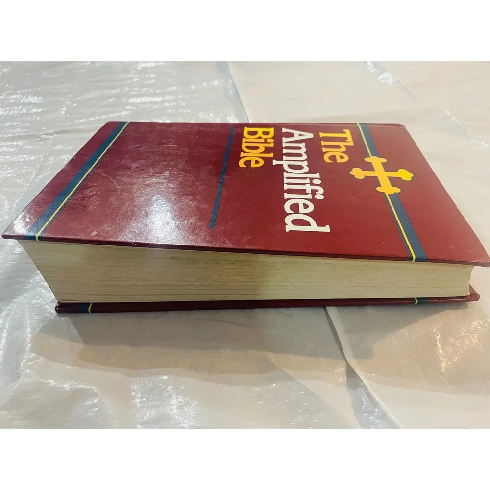 Amplified Bible AMP Zondervan Hardcover Red 1992 Old New Testament Study Bible